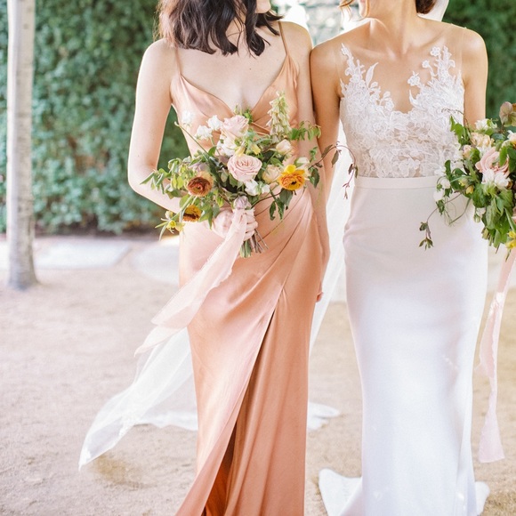 Shona Joy La Lune Cross Draped Maxi Dress - Copper - Picture 4 of 7